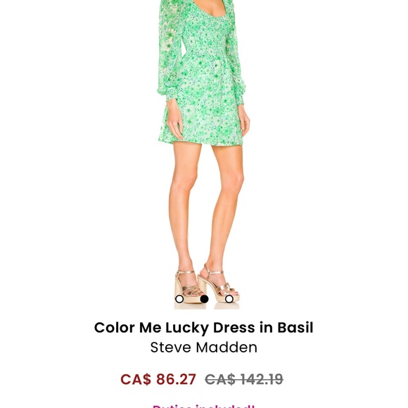 Revolve Colour me Lucky Dress - Picture 4 of 4